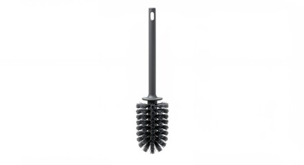 Obraz premium Black cleaning brush isolated
