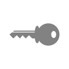 key icon isolated on white background. vector illustration
