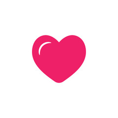 Heart icon.pink  heart vector icon. Like icon vector. Instagram like notification