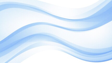 Minimal abstract design with smooth layered curves in white and blue,