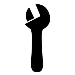 Working tool silhouette vector