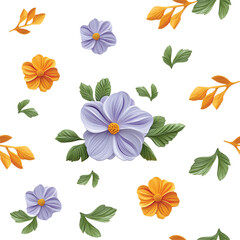 Obraz premium Adorable Pattern Floral