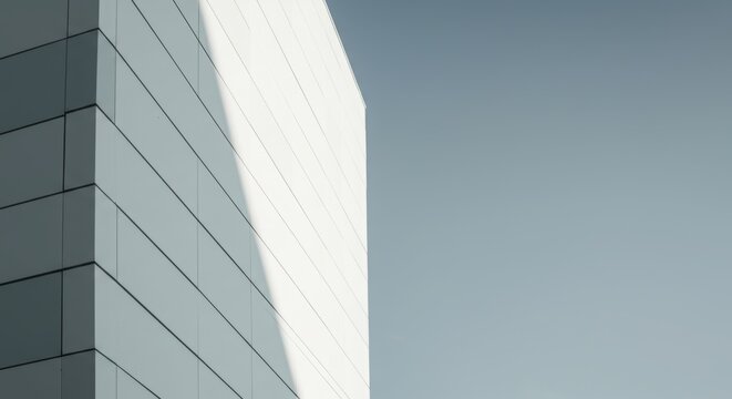minimalist and modern photo of abstract architectural angle with sunlight with unusual camera angle but beautiful natural lighting clean background, no text for poster or website use trending aestheti