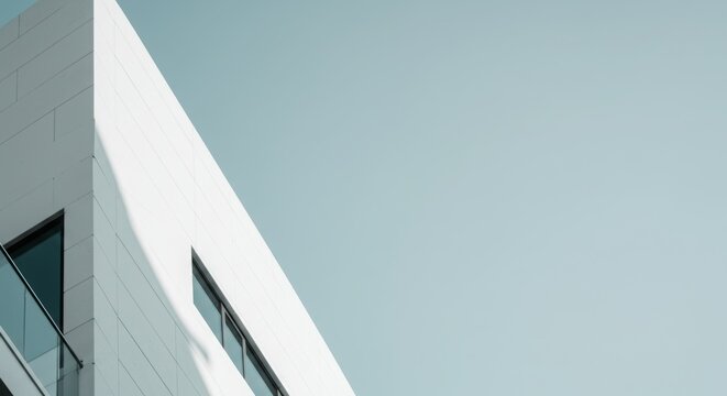 minimalist and modern photo of abstract architectural angle with sunlight with unusual camera angle but beautiful natural lighting clean background, no text for poster or website use trending aestheti