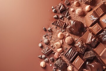 Ultra Hd Visual of a World Chocolate Day Special