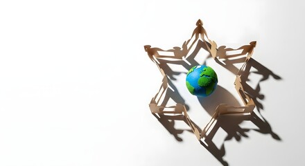 Global Unity A Symbolic Representation of World Peace and Harmony through Interconnectedness