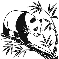 Cute Panda with Tiny Nose Icon