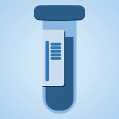 Illustration of Vial Bottle for Medical Equipment