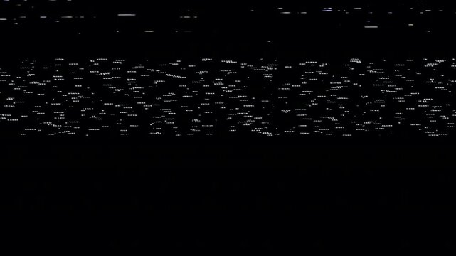 Glitched VHS Analog CRT TV Signal Static Seamless 4K Video Background Overlay Effect Loop - Powered by Adobe