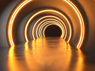 Obraz premium Neon Tunnel
