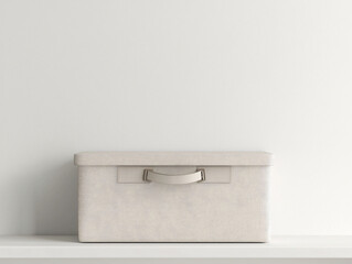 Beige Storage Box