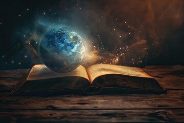 High Definition View of Creative Composition for World Book Day