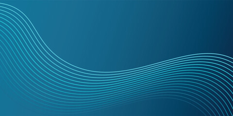 Abstract dark blue color. Futuristic technology background. Dynamic line wave big data particle flow. vector eps10