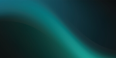 Grainy gradient background, dark green abstract wave texture texture noise banner background design vector backgrond eps10