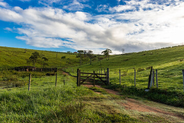 Landscapes, the gate, in Imbé, Campos dos Goytacazes, RJ
