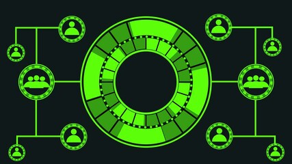 Businessman presses currencies button ICO Initial Coin Offering on virtual digital electronic user interface ,communication network Business people social network and business . - Powered by Adobe