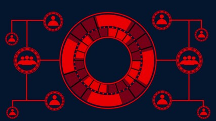 Business button b2b lock on virtual digital electronic user interface. Businessman counts dollars not in the background ,communication network Business people social network and business connections - Powered by Adobe