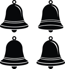 Bell Icons (Set of Four)