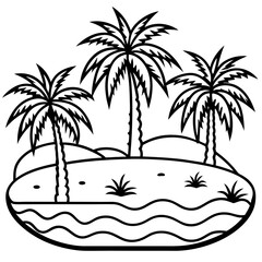 palm tree silhouette