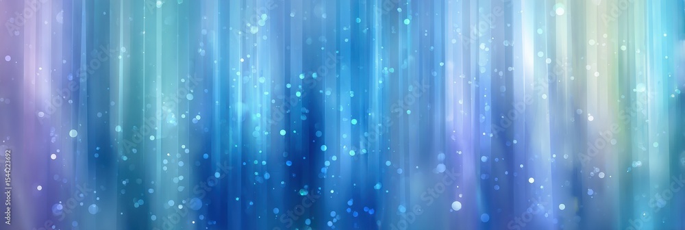 Poster abstract blue rain cascading across a soft gradient background creates a serene visual experience