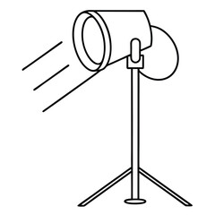 portable radio isolated on white