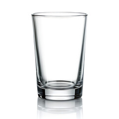  a clear glass  isolated on white background  PNG , ai generated