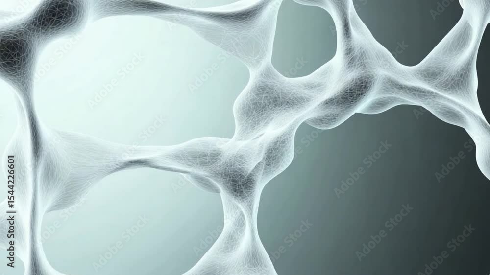 Poster Abstract Molecular Network: A mesmerizing view of an abstract molecular network, showcasing interconnected structures and intricate formations, evocative of scientific exploration.