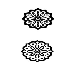 momend flower vector design