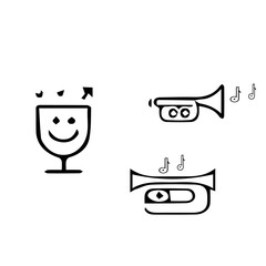 icon vector trumpet vip