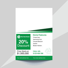 Real Estate Flyer design, Corporate Business flyer for real estate, property sale flyer, Home flyer Advertisement Design
