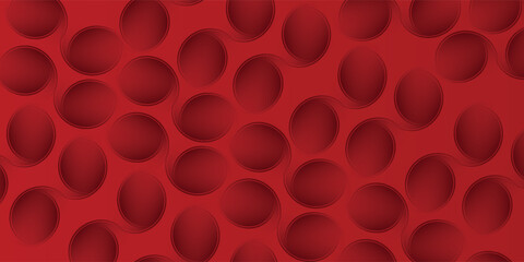 Vector red background with circles. Applicable for gift card illustration abstract modern nice simple art illustration	design graphic