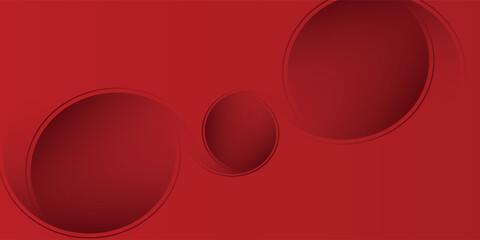 Vector red background with circles. Applicable for gift card illustration abstract modern nice simple art illustration