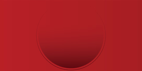 Vector red background with circles. Applicable for gift card illustration abstract modern nice