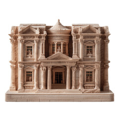 Obraz premium Intricate Architectural Model of the Treasury in