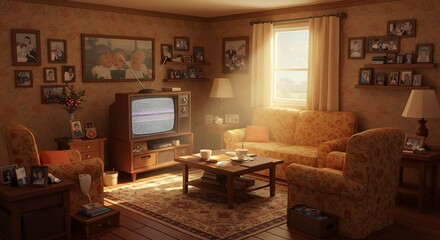 Cozy living room interior design