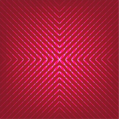 Floral in pink and red glowing, abstract backgroun pattern.