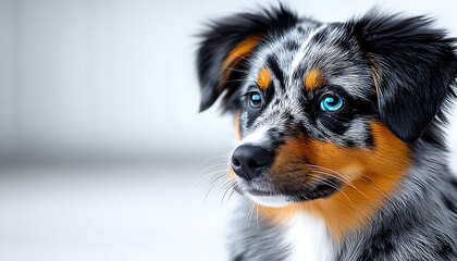 Adorable puppy portrait