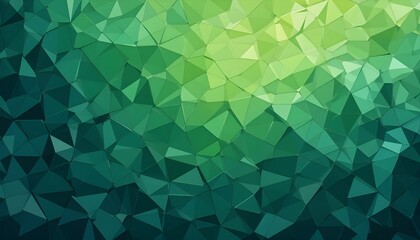Obraz premium Abstract Polygonal Mosaic Background in Green and Blue for Modern Digital and Tech Design Projects
