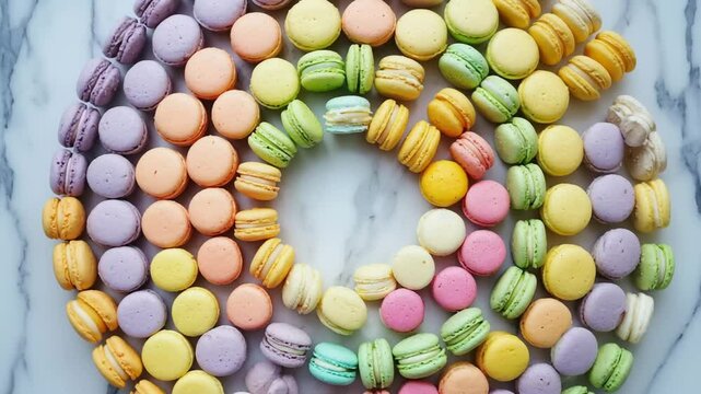 colorful easter eggs in basket