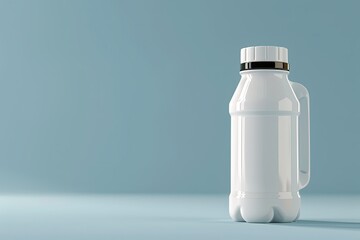 Ultra Hd Image of Drinking Bottle Gym Protein Shake Plastic Bottle 3D