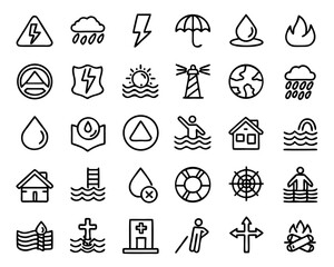 Resilience material icon thin line art design isolated on transparent background