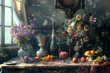 High Quality Image of Still Life Arrangement for Friendship Day