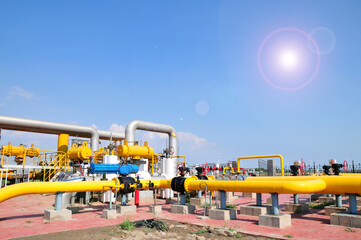 The pipe and valve oil fields