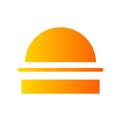 burger gradient icon