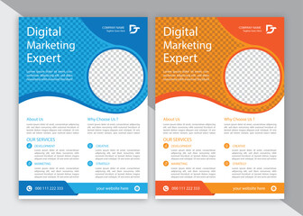 Modern Corporate Flyer Design Template for Business Marketing