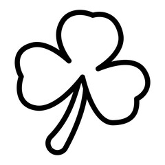 clover leaf Line Icon
