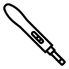 pregnancy test Line Icon