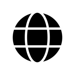 globe glyph icon