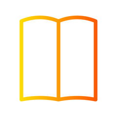 open book gradient icon