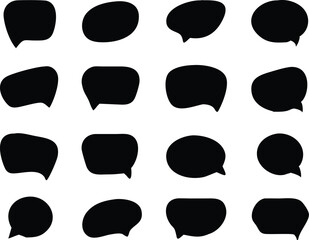 Speech bubbles collecion. Vector illustration